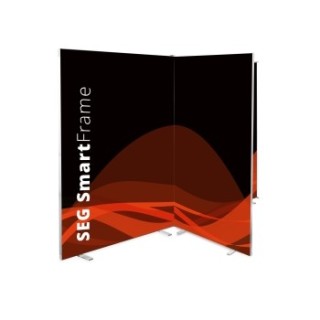 Smart Wall SEG Modular Display | Exhibition Wall 100×200 to 100×250 cm