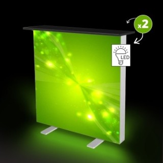 Mostrador LED luminoso | Counter retroiluminado SEG