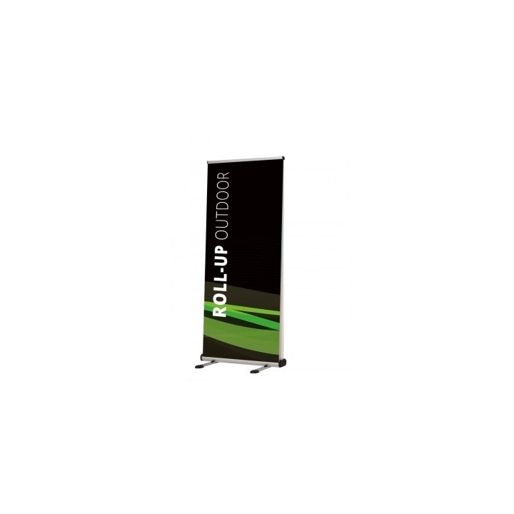 Double Outdoor Roll-Up 80×200 cm | Double-Sided Advertising Banner