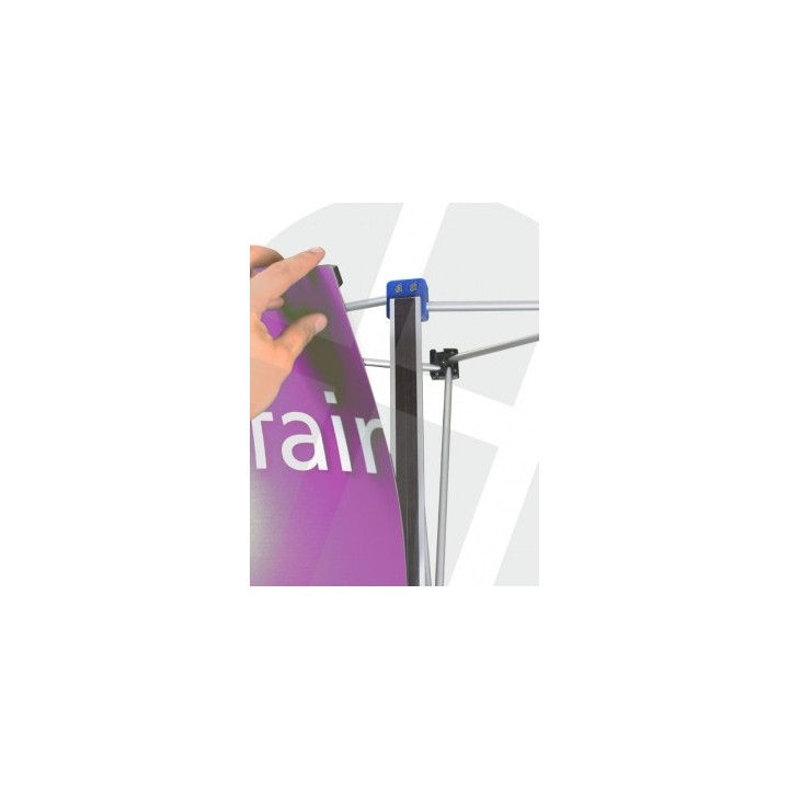 Straight Pop-Up Wall 4x3 Aluminium | 424x221 cm Exhibition Display