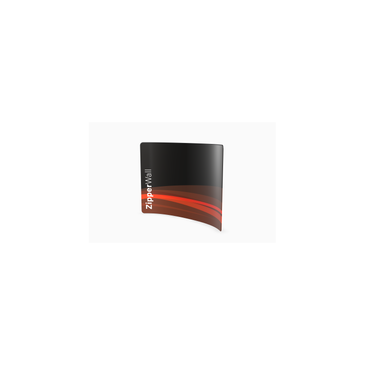 Curved Textile Display Wall C-Shape 300×230 cm | SEG Exhibition Stand