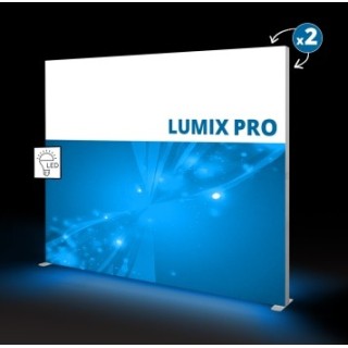 Muro LED Box 285×250 cm | Marco SEG retroiluminado gran formato