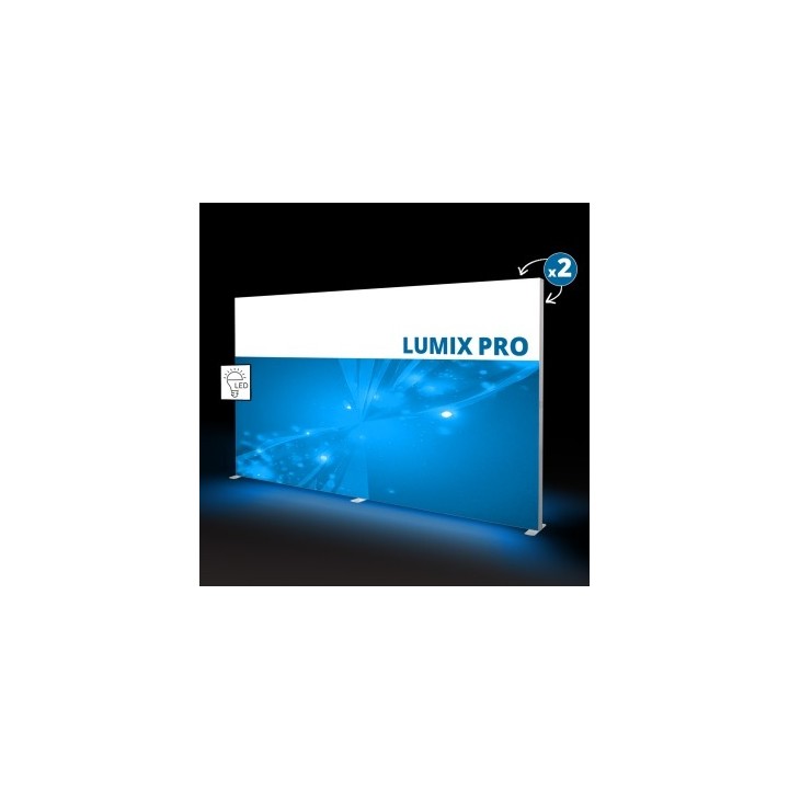LUMIX Pro LED Wall 400×250 cm | Backlit SEG Display Frame