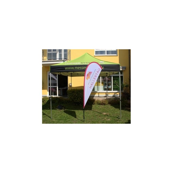 Drapeau de plage 3,5–3,7 m | Beach flag avec mat carbone