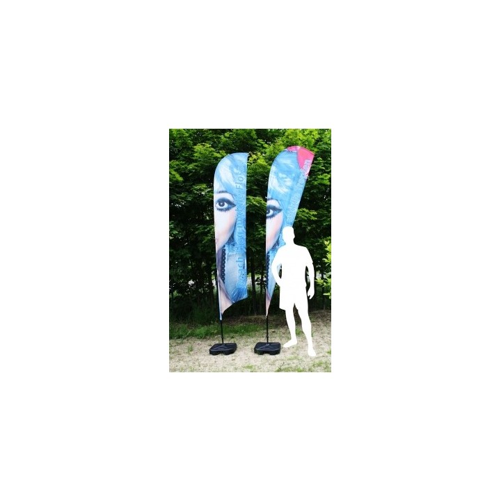 Depósito de agua 14L para bandera | Base rellenable 16 kg