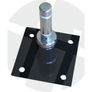 Placa de superficie universal 10×10 cm para bandera | Base multiuso