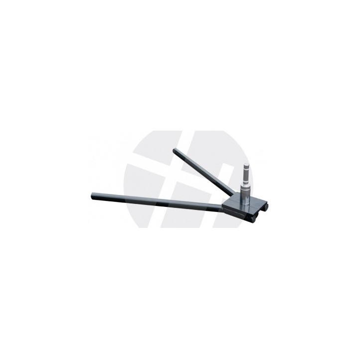 Car tire fork base for flag | Vehicle-mounted flag stand black