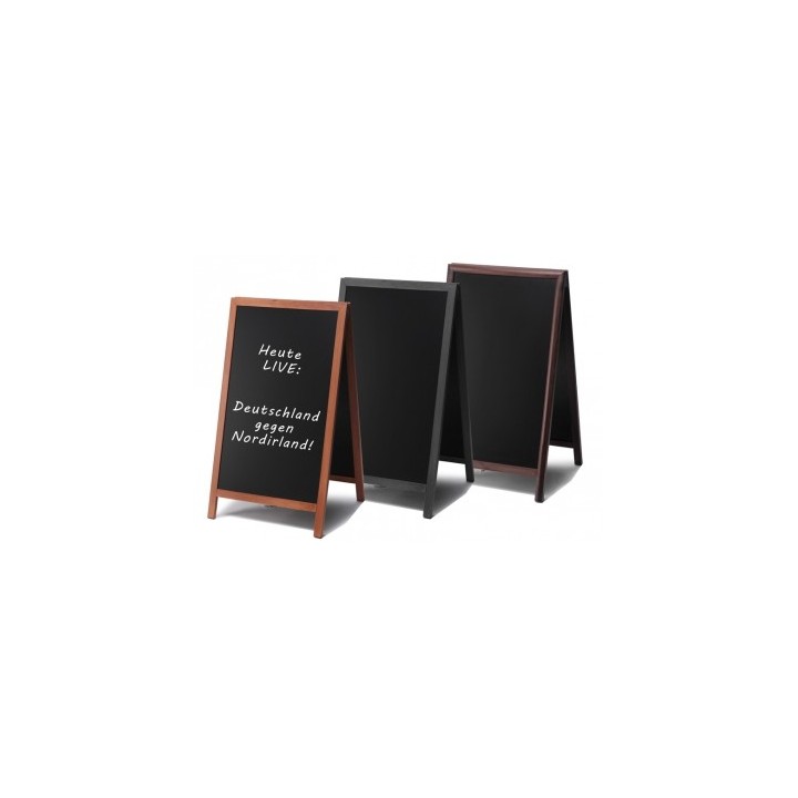 Wooden A Board Chalk Sign – EK | Double-Sided Pavement Sign