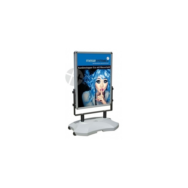 Profil de bannière 42 cm | Barre aluminium avec système snap