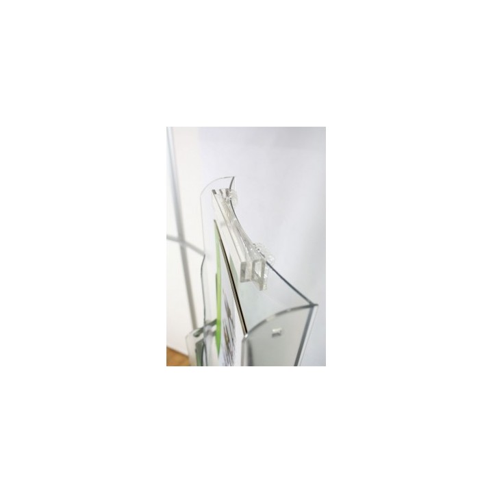 Soporte display Cobra 5 mm – Porta cartel