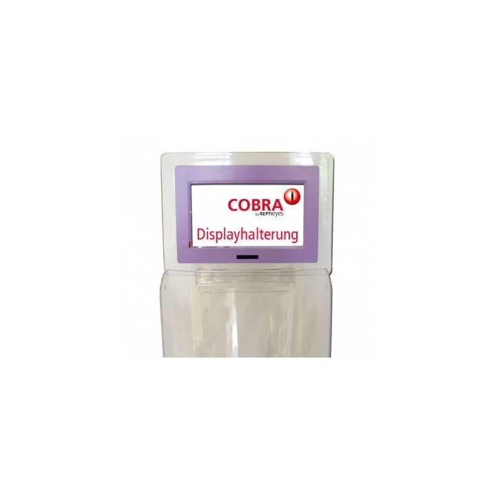 Soporte display Cobra 5 mm – Porta cartel