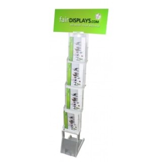Soporte display Cobra 5 mm – Porta cartel