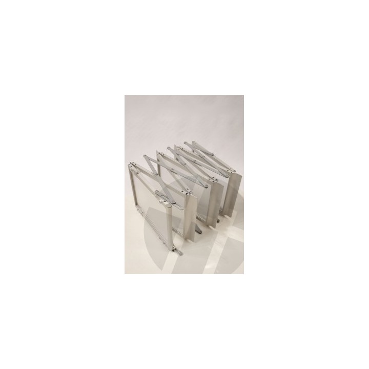 Frosted Brochure Holder with Aluminum Case