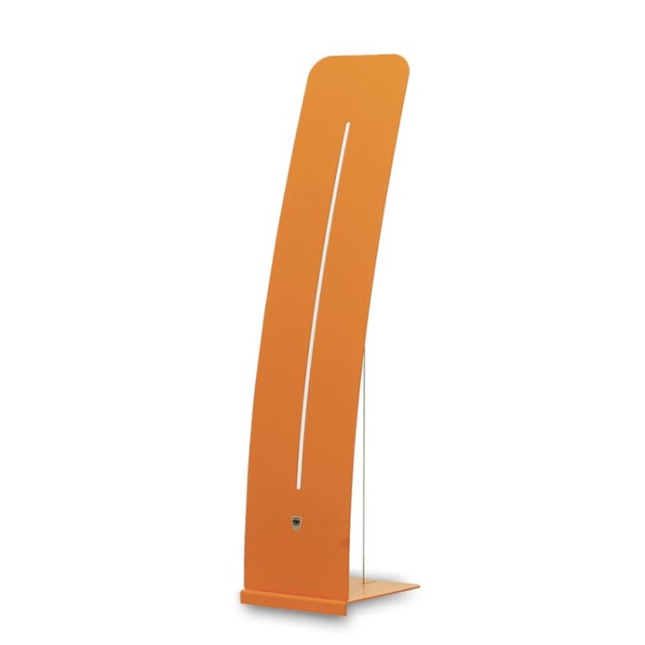 Designer advertising display stand for documents and media