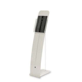 A4 white designer brochure holder for countertop