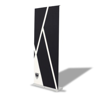 Grey Roll-Up Banner 80x200 cm – Vélo80