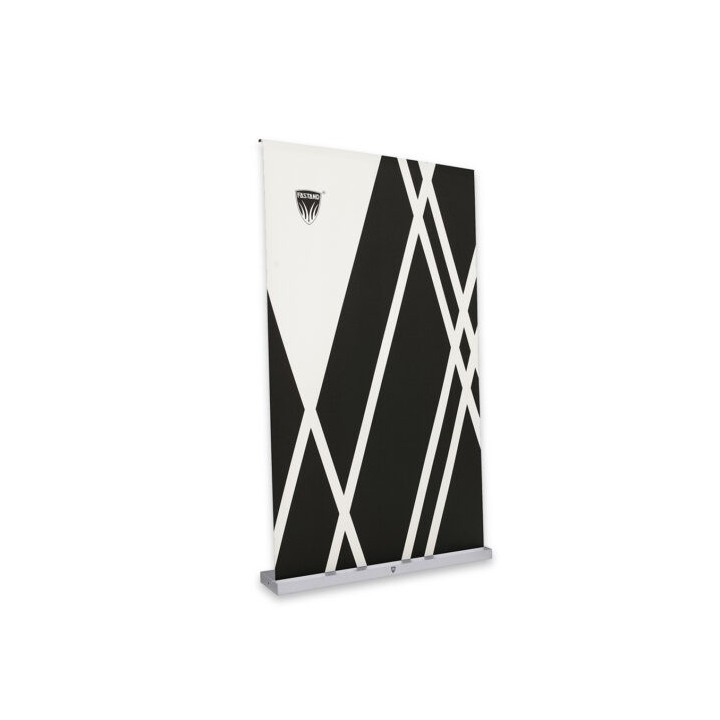 120 cm Premium Roll-Up Banner Vélo120 Silver | High-End Display