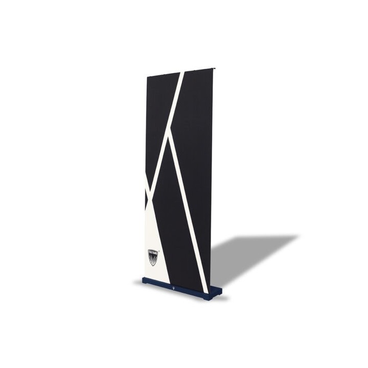 Velo 80 Noir – Kakémono enrouleur design (L 80 cm × H 200 cm × P 25 cm