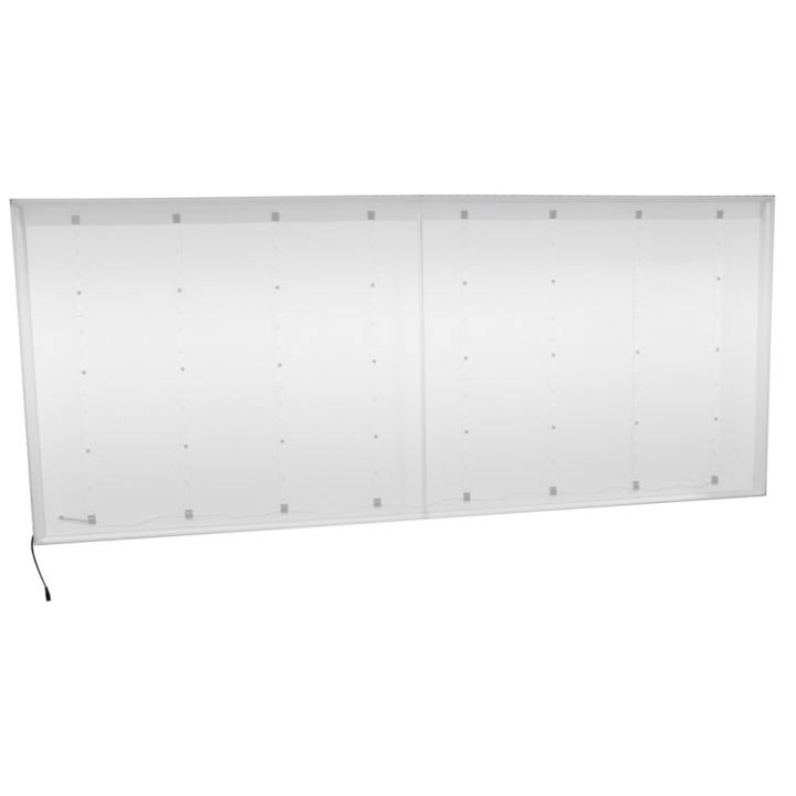 Customizable fabric LED wall light frame