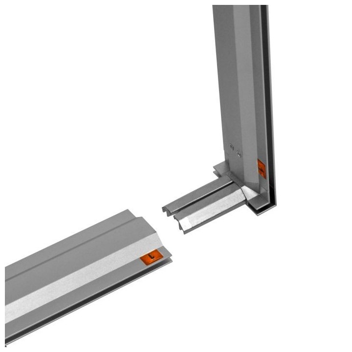 Modular LED illuminated fabric stand for trade shows and exhibitions