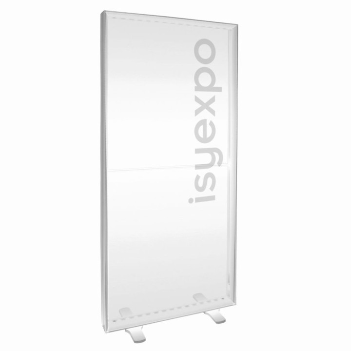 Large format modular double-sided LED illuminated stand
