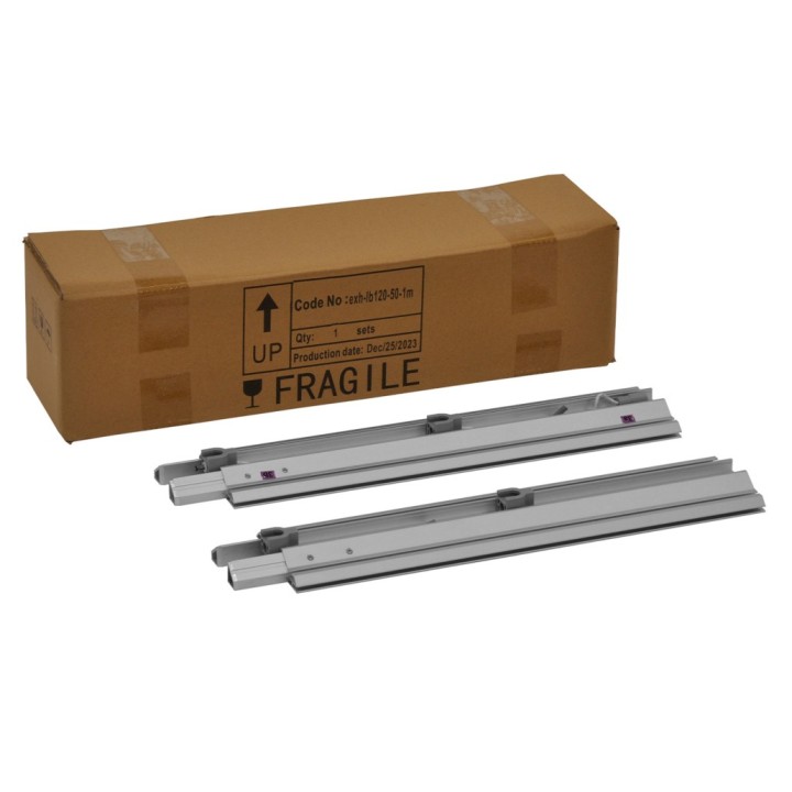 Textile LED light column, 248 to 298 cm