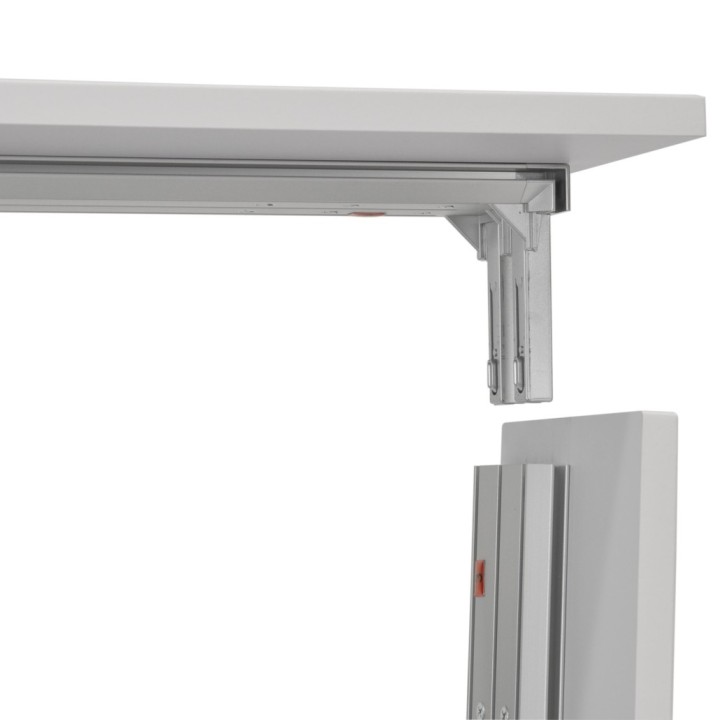 Comptoir lumineux LED sécurisé avec rangement et étagères