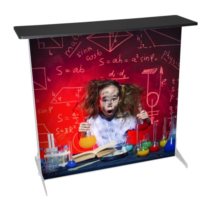 Customizable large-format LED illuminated counter