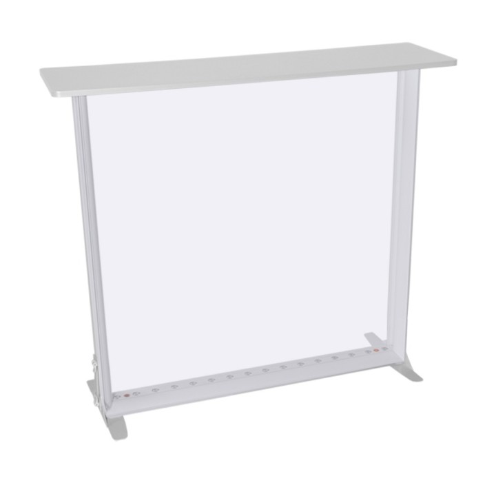 Customizable large-format LED illuminated counter