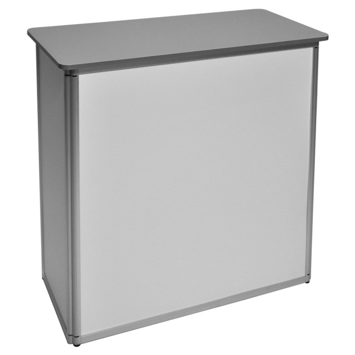 Customizable folding promotional counter for trade show booth