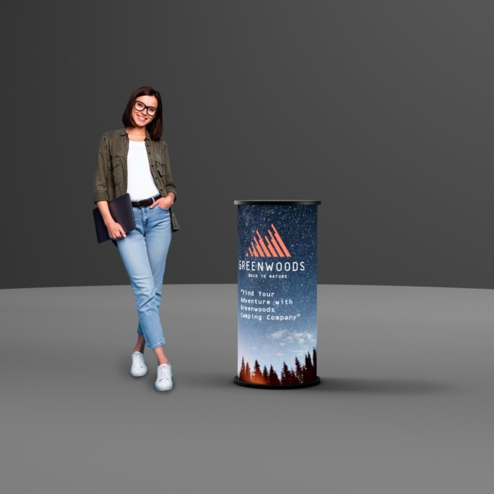 C530 Display Counter – Professional Counter Stand (≈ H 93.5 × D 45 cm)