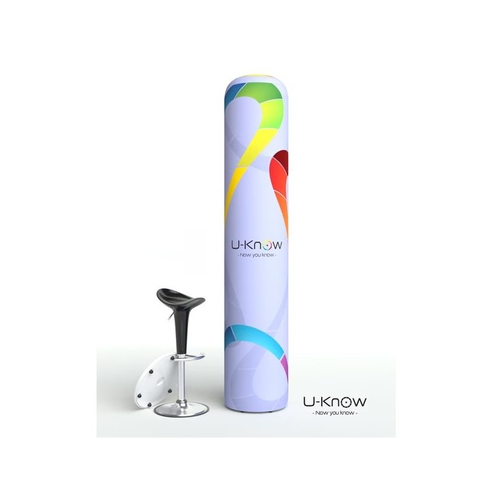 Colonne gonflable publicitaire 220 cm personnalisable
