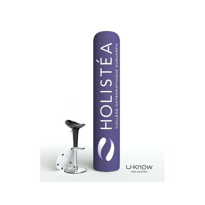 Colonne gonflable publicitaire 220 cm personnalisable