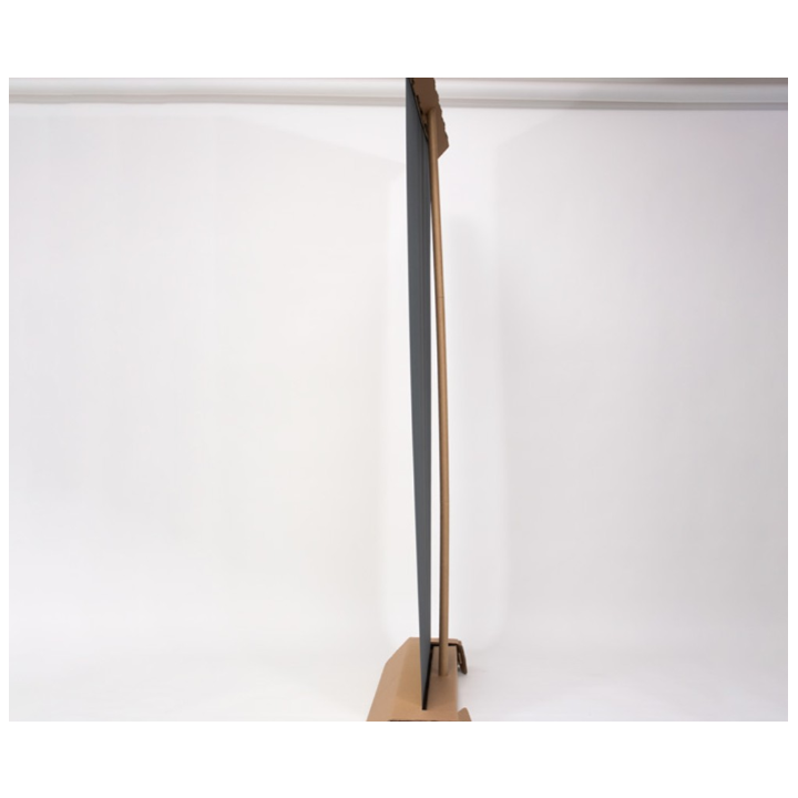 Cardboard roll-up banner 78.5 × 200 cm – Customizable eco-friendly kak