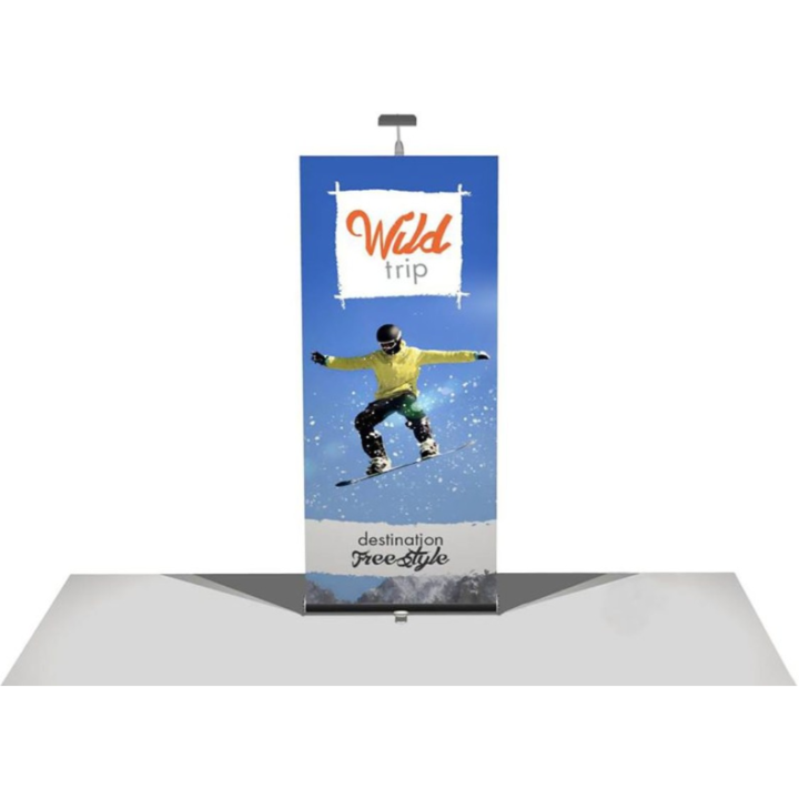 High-end roll-up 80 × 210 cm – Kakemono premium aluminum