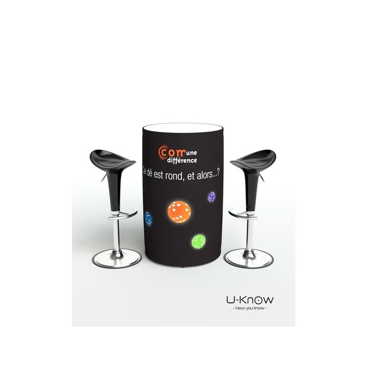 Customizable inflatable counter 60 × 105 cm
