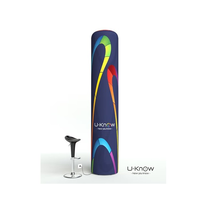 300cm inflatable column with integrated inflator