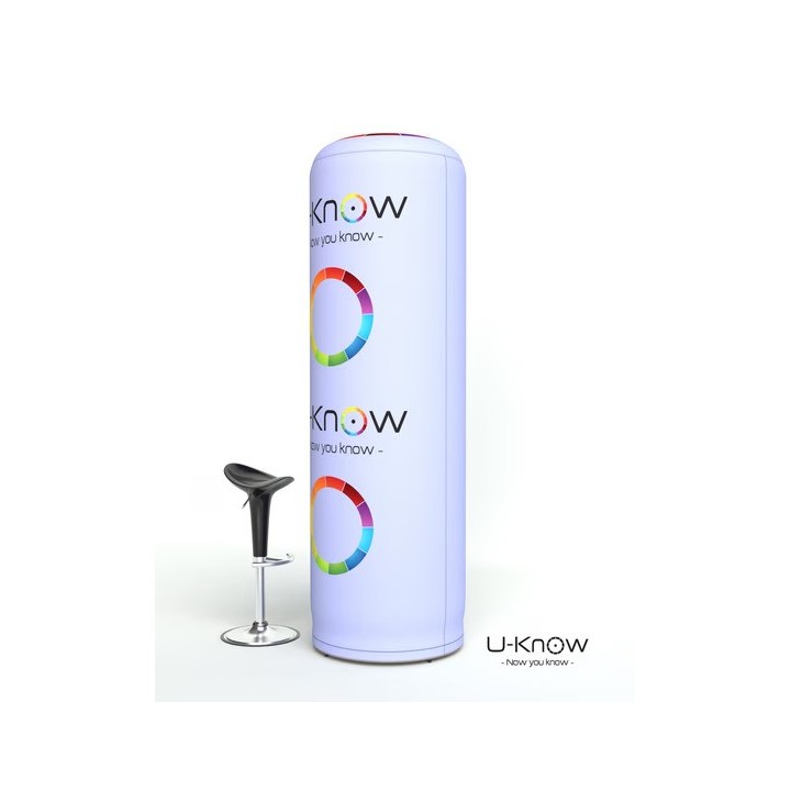 Colonne gonflable publicitaire 220 cm personnalisable