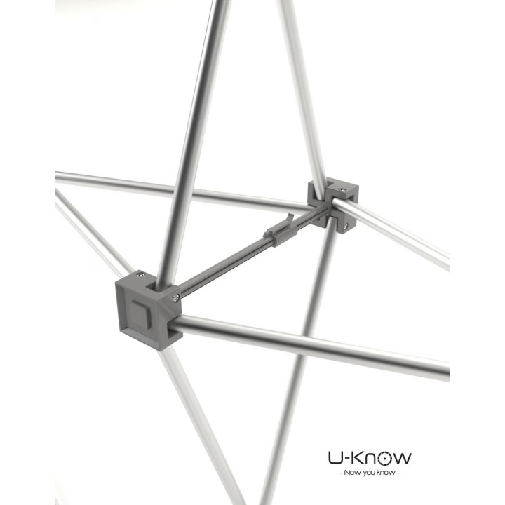 Velcro umbrella stand STD 426–Customizable 300 x 230 cm photo backdrop