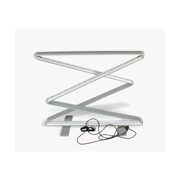 Custom LED light totem – Easy-to-assemble pop-up stand