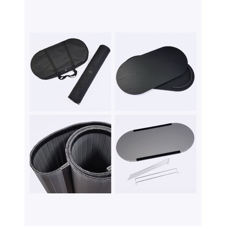 Comptoir d’accueil PVC personnalisable stand salon