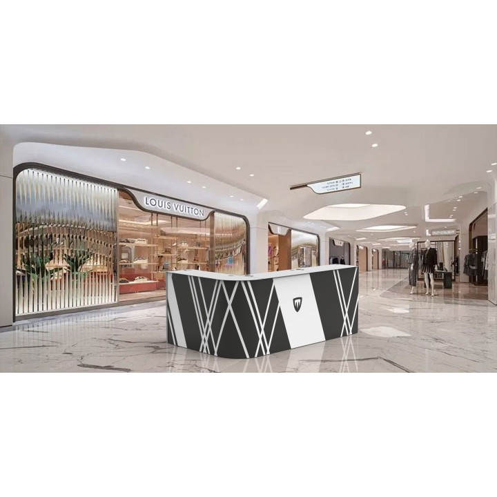 Desk modulaire Scudo portable pour salons et expositions
