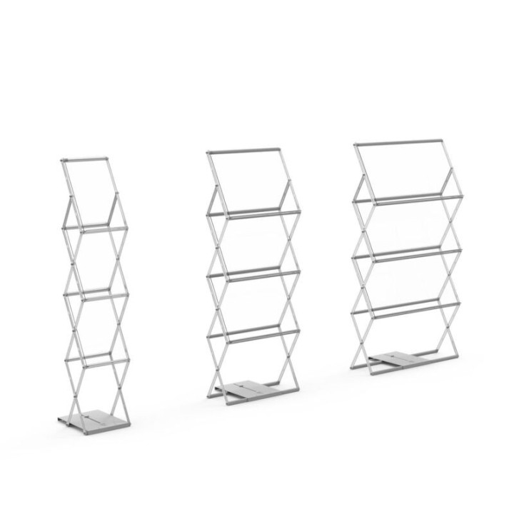 Porte-catalogues Zigo portable pour brochures et salons