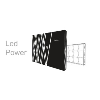 Luminous Medusa LED pop-up exhibition wall stand