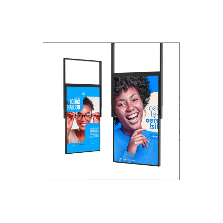 Écran suspendu double face haute luminosité 55