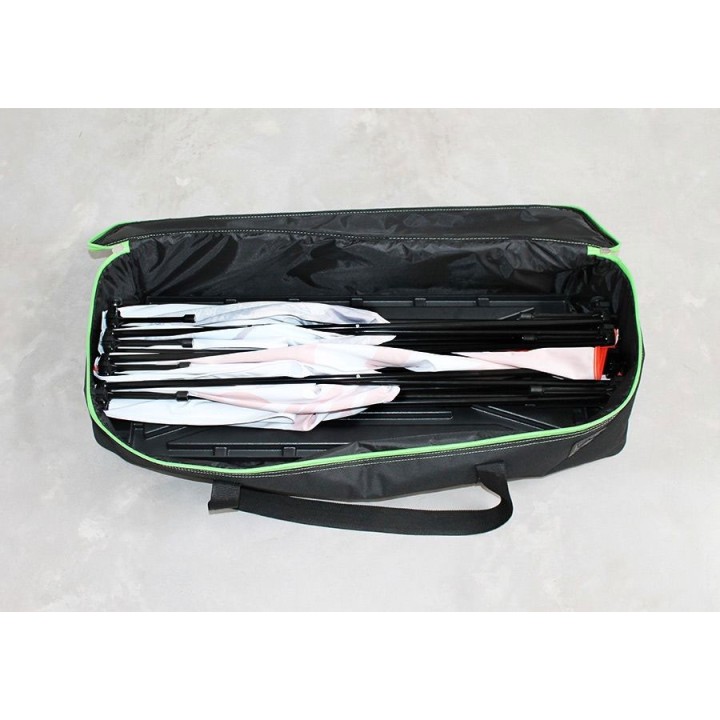 Stand parapluie multifaces droit avec comptoir valise