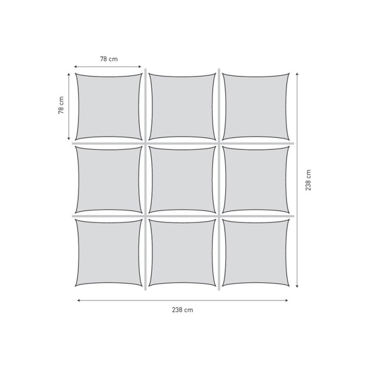 Stand multifaceted paraluie droit avec comptoir valise