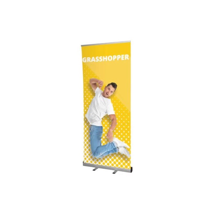 Roll-up Grasshopper aluminium | Kakemono publicitaire professionnel