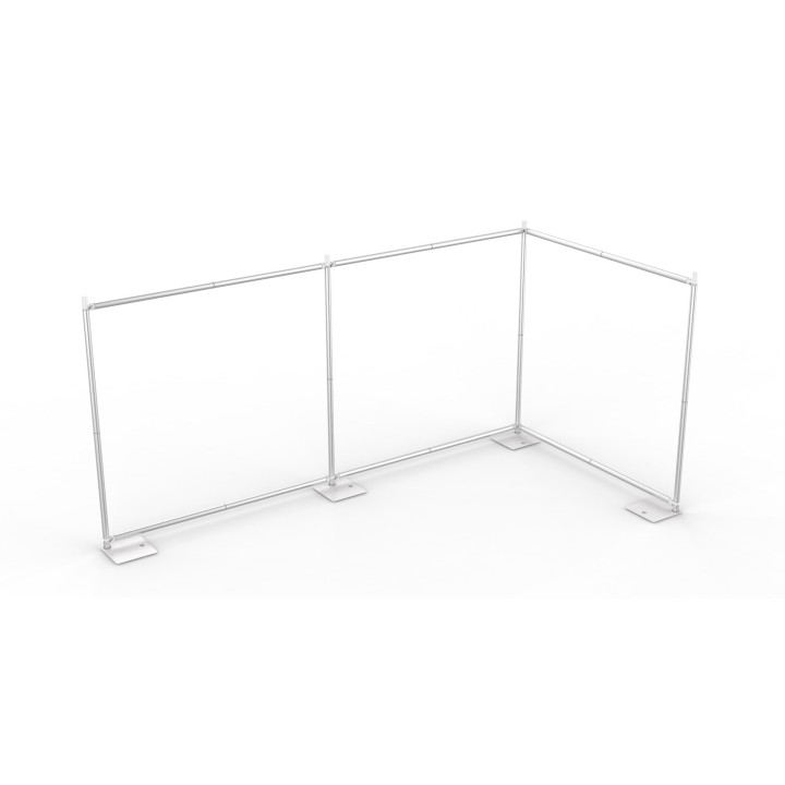 Soporte modular Omni Fastand personalizable y reutilizable.
