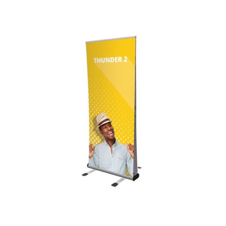 Roll-up exterior Thunder 2 doble cara resistente al viento 88,4×210×74 cm